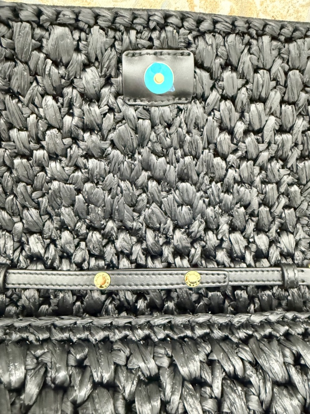 New! Prada Raffia Crochet Black Crossbody Shoulder Bag - Picture 7 of 14